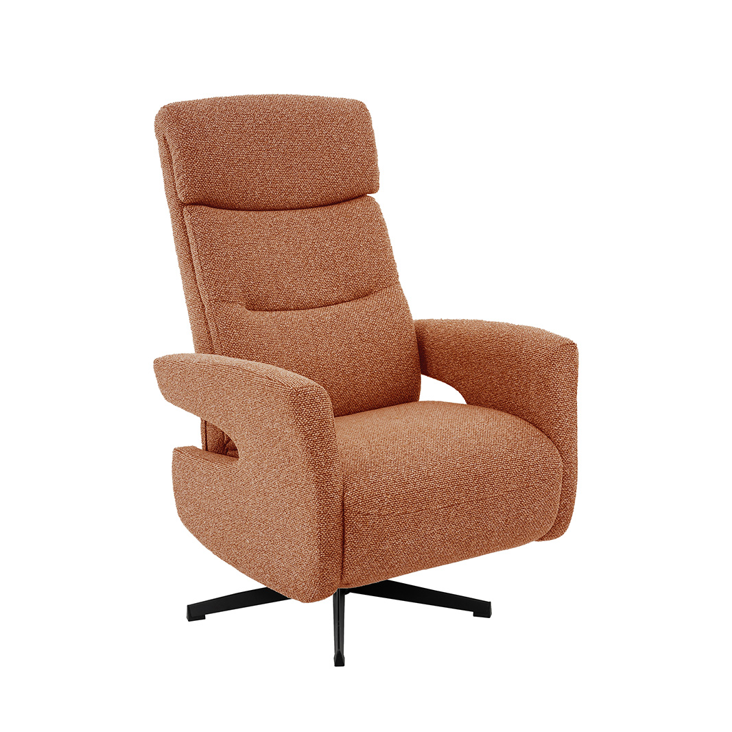 Fauteuil I_Tampere - Coral - Orange - Royal Boucle - Modern - LABEL51