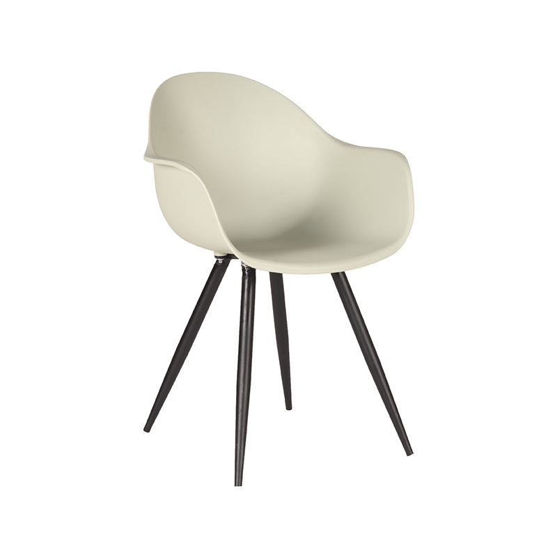 Eetkamerstoel I_Luca - Accoudoir - Breeze - GROEN - Plastique - Scandinave - LABEL51