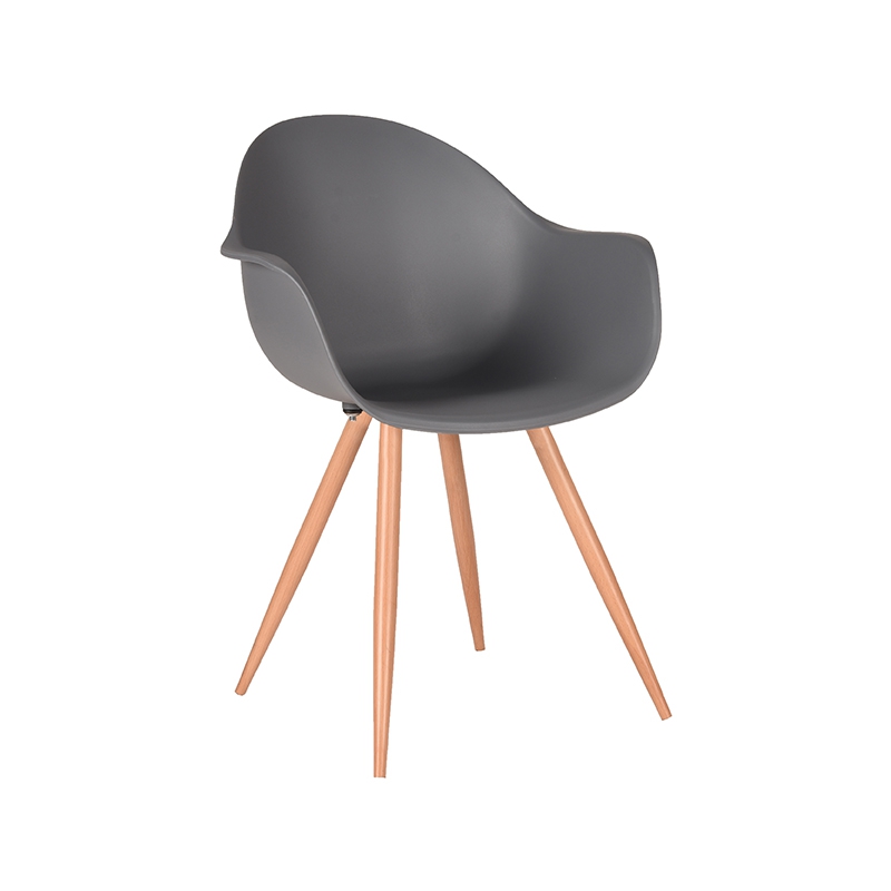 Eetkamerstoel I_Parma - Accoudoir - Anthracite - GRIJS - - Modern - LABEL51